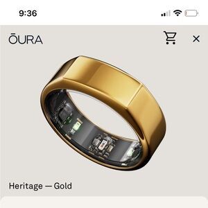 Oura Gen3 Heritage Gold US8